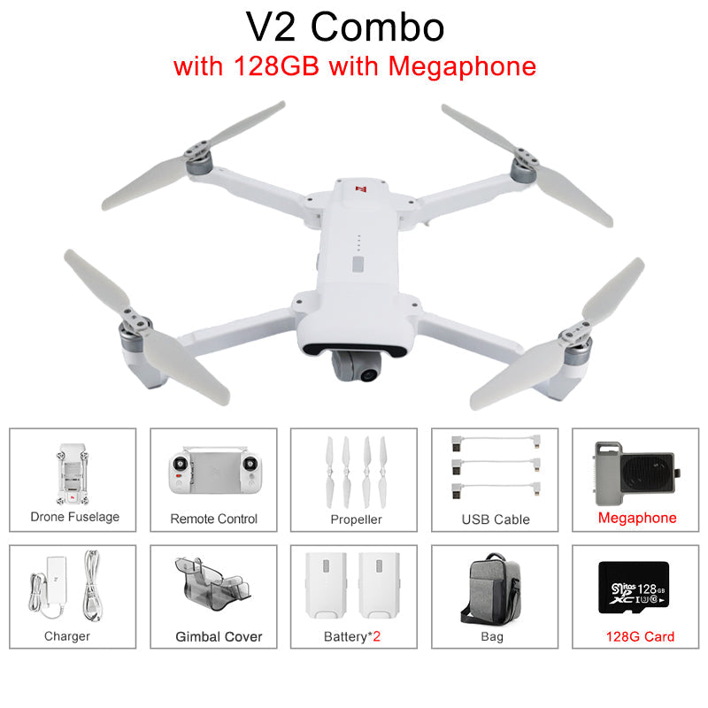 FIMI X8 SE 2022 V2 Version 10km RC Drone FPV 3-Axis Gimbal 4K Camera HDR Video GPS Helicopter 35mins Flight Quadcopter RTF